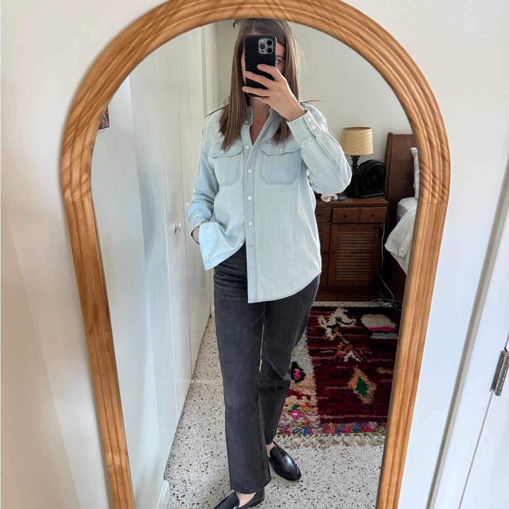 Alexa Chung for Madewell Chambray Denim Shirt